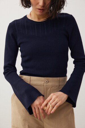 スイッチパターンリブニット