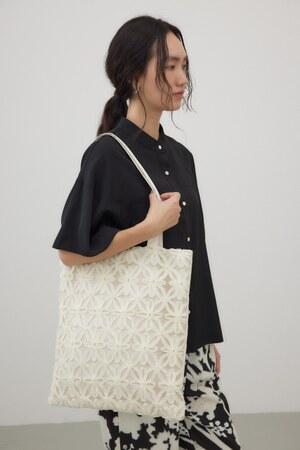 シフォンモチーフ柄トート