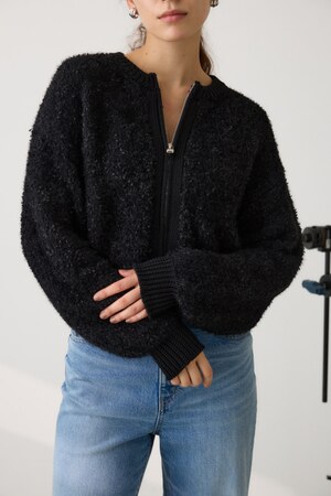 ミックスヤーンカーディガン