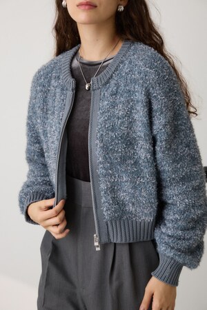 ミックスヤーンカーディガン