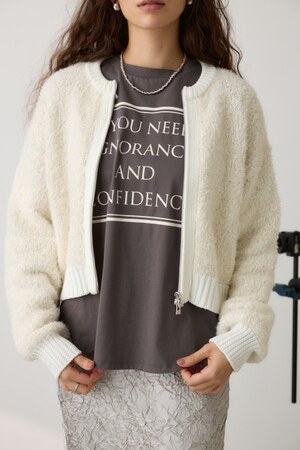 ミックスヤーンカーディガン