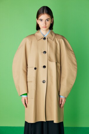 SOUTIEN-COLLAR TRENCH COAT