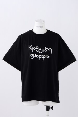 PRIINT T-SHIRT｜38｜BLK｜CUT AND SEWN｜|ENFÖLD OFFICIAL ONLINE 