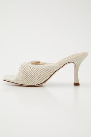 プリーツイストミュール