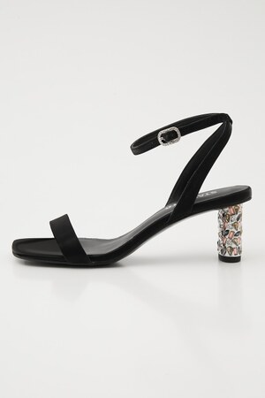 テ-フォニーカラーストーンヒールサンダル