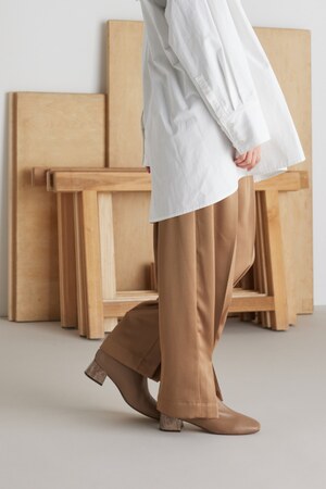 シエルマーブルヒールブーツ