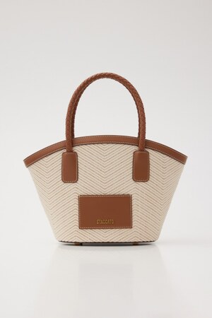 リネンドローストハンドバッグ