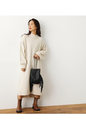 ステッチロングニットワンピース F Ivoy ワンピース ロング バロックジャパンリミテッド 公式通販サイト Shel Tter Web Store シェルターウェブストア