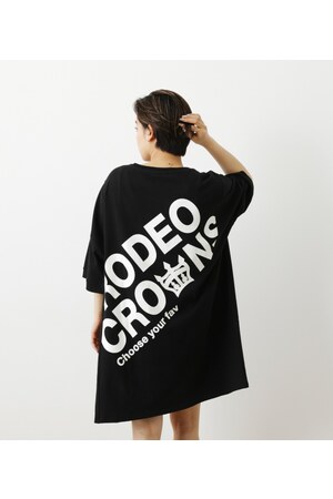 バックロゴサイドパネルオーバーワンピース