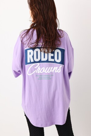 デニムアップリケVネックTシャツ