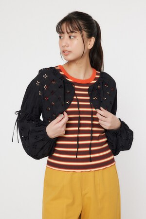 カットワークレースボレロ 2