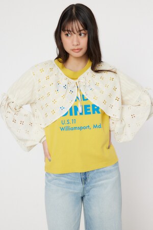 RODEO CROWNS WIDE BOWL | カットワークレースボレロ 2 (シャツ