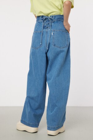 バッグレースアップパンツ