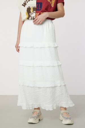 フリルティアードスカート