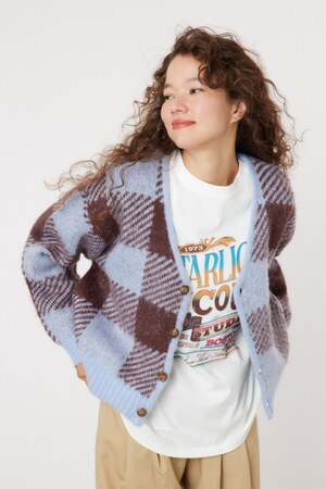 various シャギーニットカーディガン