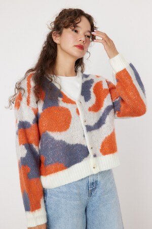 various シャギーニットカーディガン