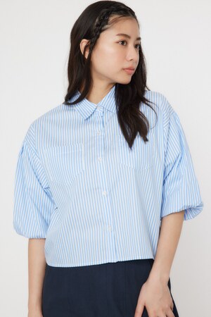 バルーンスリーブショートシャツ