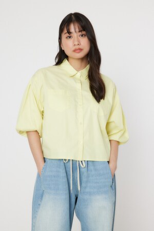 バルーンスリーブショートシャツ