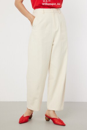 カラーカーブパンツ