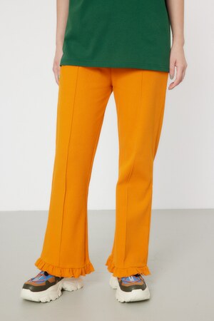 ヘムフリルフレアパンツ