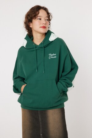 リバースパッチLOGOパーカー