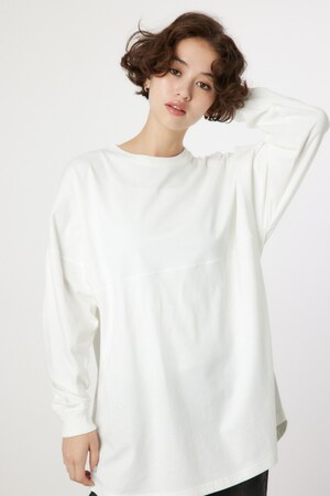 スクエアネームL/Sワンピース