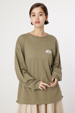 RCSアップリケロゴL/S Tシャツ