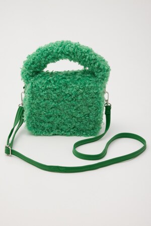 フェイクファーミニバッグ