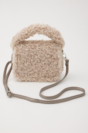 フェイクファーミニバッグ