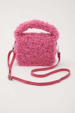 フェイクファーミニバッグ