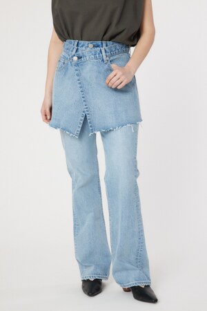 レイヤードラップデニム