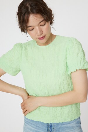 ワッシャーボリュームトップス