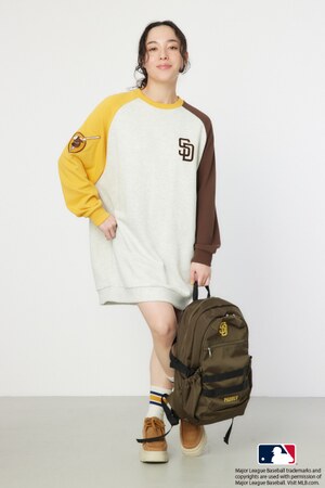 MLBラグランスウェットワンピース