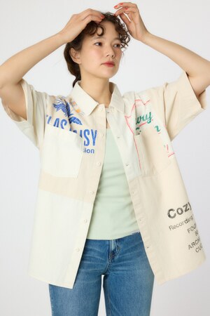 【値下げ】ロデオクィーン RODEO CROWNS WIDE BOWL | カスタムパッチドシャツ (シャツ