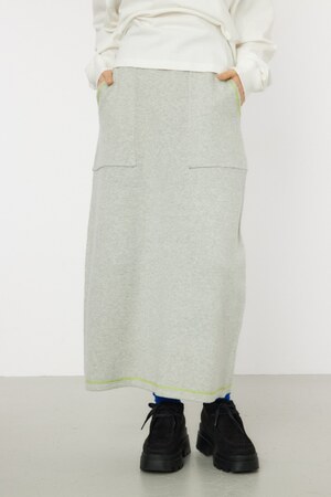 スウェットライクニットスカート