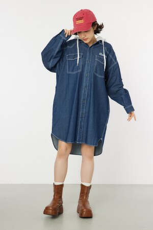 ウエスタンシャツワンピース