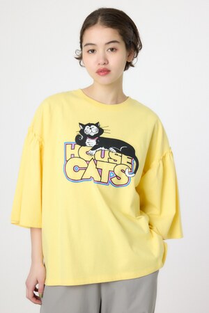 アソートグラフィックフリル袖 Tシャツ