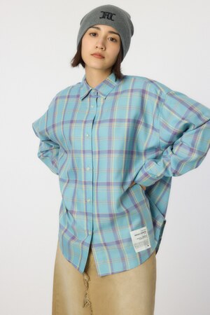 マルチパターンチェックシャツ