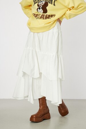 ランダムティアードスカート