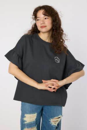 フリルスリーブトップス