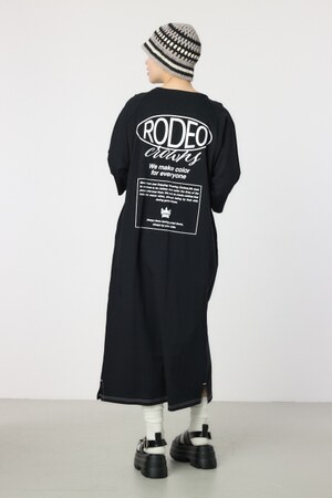 ロゴラグランスリーブワンピース