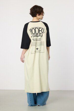 ロゴラグランスリーブワンピース