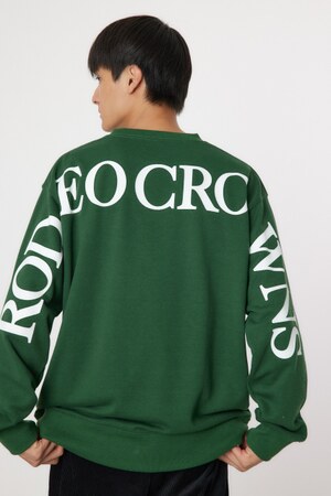 メンズバックロゴスウェット