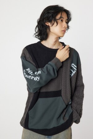 ニットカスタムcollegeトップス