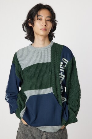 ニットカスタムcollegeトップス