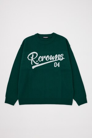 メンズ スクリプトロゴ ニット トップス