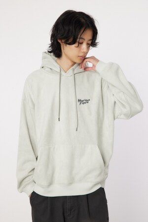 faux suede backboa フーディー