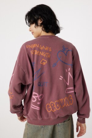 ピグメントラクガキスウェット