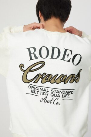 メンズドッキングロゴニットトップス