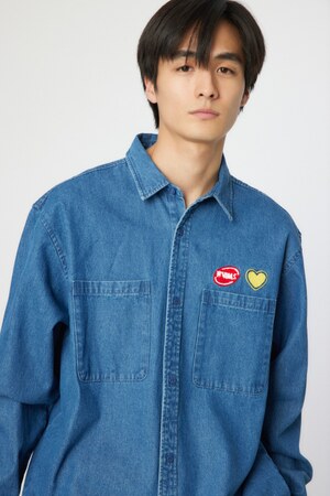 LAZYデニムシャツ
